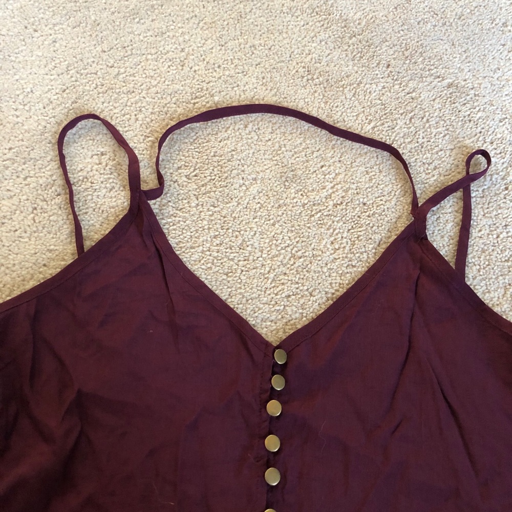 Button Up Backless Tank - Picture 3 of 5